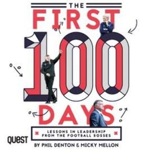 The First 100 Days – okładka audiobooka, autor Micky Mellon, Phil Denton