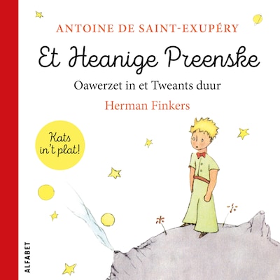 Et Heanige Preenske – omslag van het luisterboek van Antoine De Saint-Exupéry, Herman Finkers