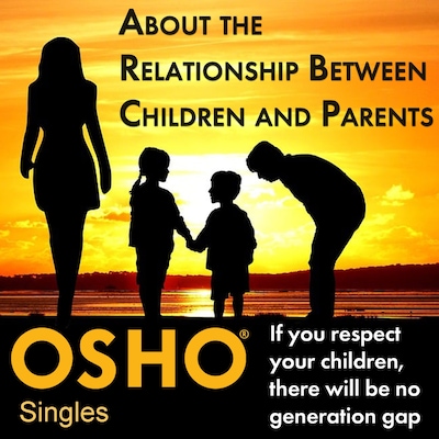About the Relationship Between Children and Parents – omslag til lydbogen af Osho