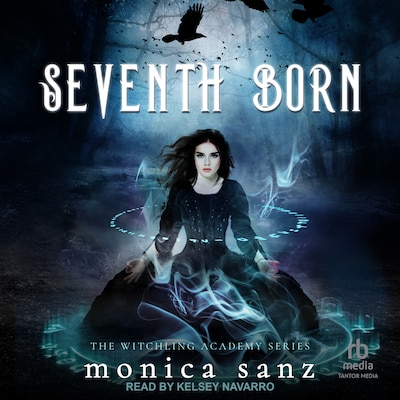 Seventh Born – omslag til lydbogen af Monica Sanz