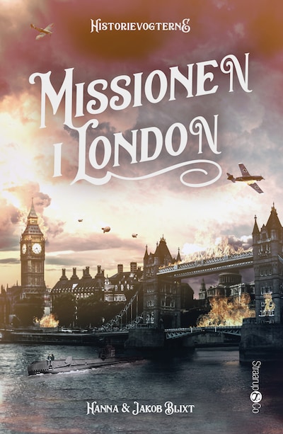 Missionen i London – omslag til lydbogen af Hanna og Jakob Blixt