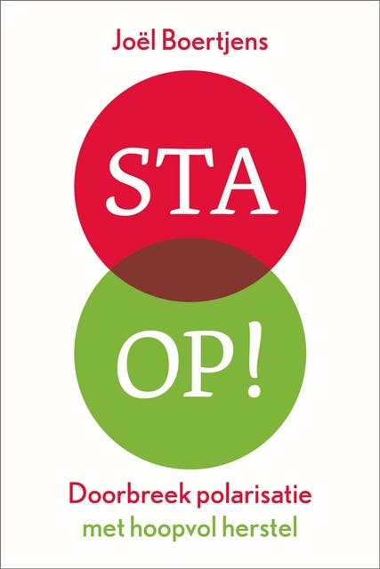 Sta op! – omslag van het luisterboek van Joël Boertjens