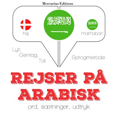 Rejser på arabisk – omslag til lydbogen af JM Gardner