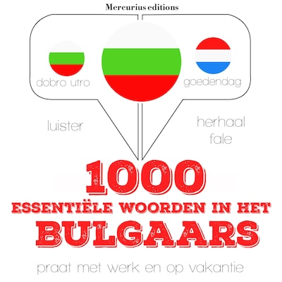 1000 essentiële woorden in het Bulgaars – omslag van het luisterboek van JM Gardner