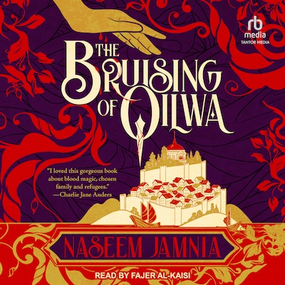 The Bruising of Qilwa – omslag til lydbogen af Naseem Jamnia