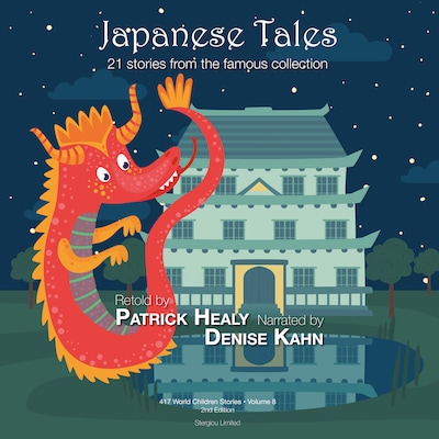 Japanese Tales – omslag til lydbogen af Patrick Healy