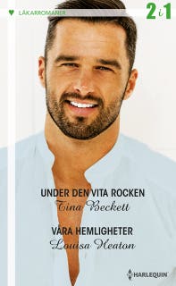 Under den vita rocken / Våra hemligheter – omslag till ljudboken av Louisa Heaton,Tina Beckett