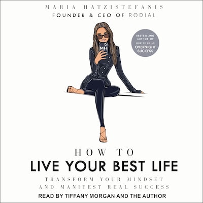 How to Live Your Best Life – omslag til lydbogen af Maria Hatzistefanis