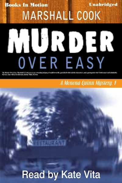Murder Over Easy – okładka audiobooka, autor Marshall Cook