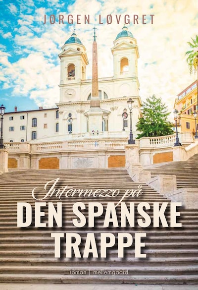 Intermezzo på Den Spanske Trappe – omslag til lydbogen af Jørgen Løvgret