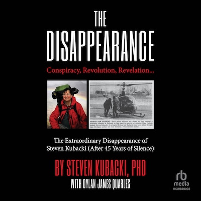 The Disappearance – omslag til lydbogen af Steven Kubacki, PhD
