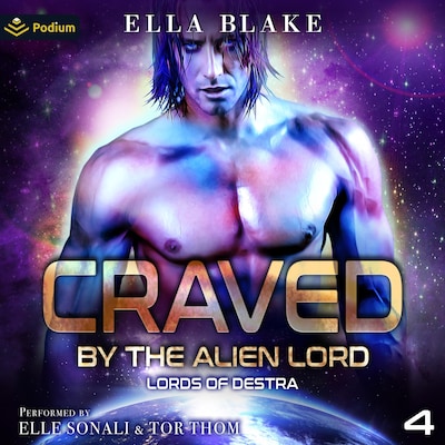 Craved by the Alien Lord – omslag til lydbogen af Ella Blake