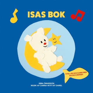 Isas bok – omslag till ljudboken av Ebba Ómarsson Dagsdotter