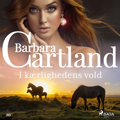 I kærlighedens vold – omslag til lydbogen af Barbara Cartland