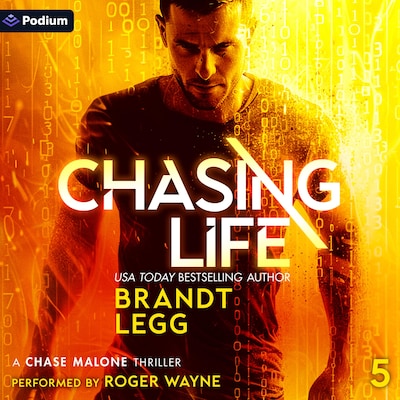 Chasing Life – omslag til lydbogen af Brandt Legg