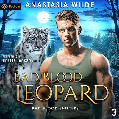 Bad Blood Leopard – omslag til lydbogen af Anastasia Wilde