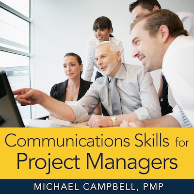 Communications Skills for Project Managers – omslag til lydbogen af Michael Campbell