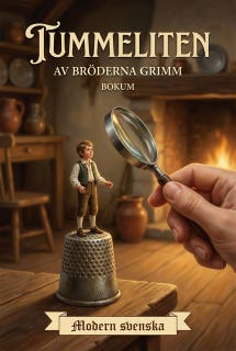 Tummeliten – omslag till ljudboken av Brothers Grimm