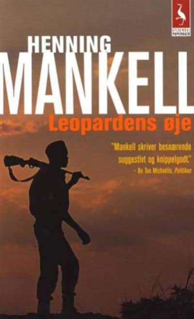 Leopardens øje – omslag til lydbogen af Henning Mankell