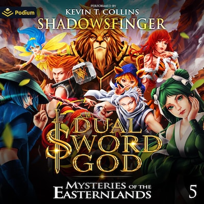Mysteries of the Eastern Lands – omslag til lydbogen af Shadowsfinger