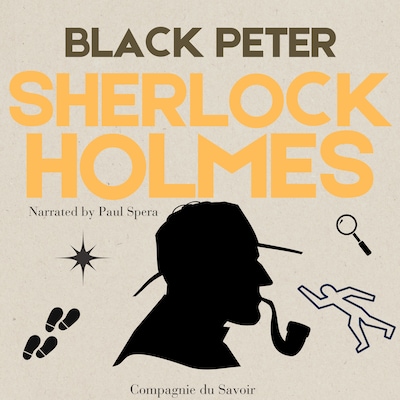 Black Peter – omslag til lydbogen af Arthur Conan Doyle