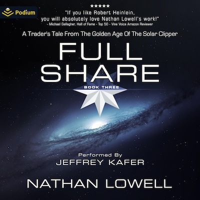 Full Share – omslag til lydbogen af Nathan Lowell