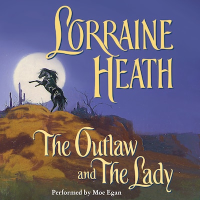 The Outlaw and the Lady – omslag til lydbogen af Lorraine Heath