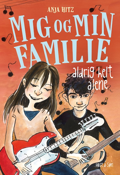 Mig og min familie. Aldrig helt alene – omslag til lydbogen af Anja Hitz
