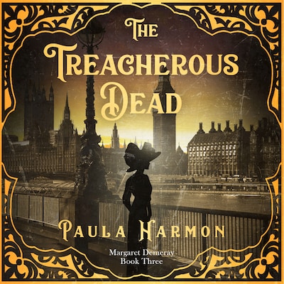 The Treacherous Dead – omslag til lydbogen af Paula Harmon