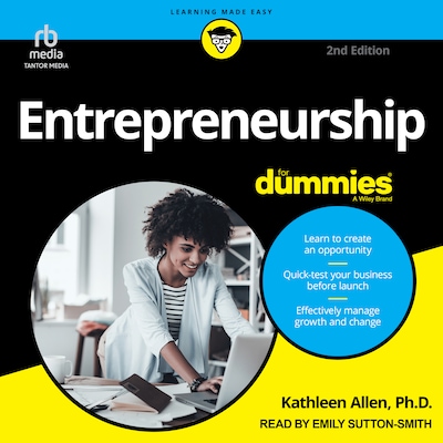 Entrepreneurship For Dummies, 2nd Edition – omslag til lydbogen af Kathleen Allen, PhD