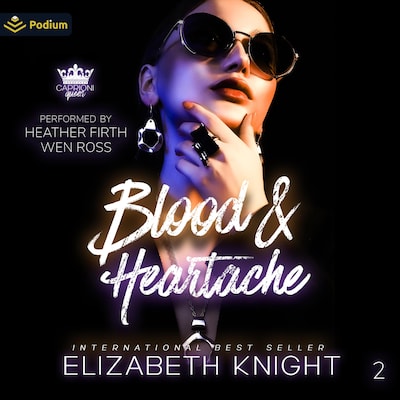 Blood & Heartache – omslag til lydbogen af Elizabeth Knight