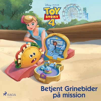 Toy Story 4 - Betjent Grinebider på mission – omslag til lydbogen af Disney