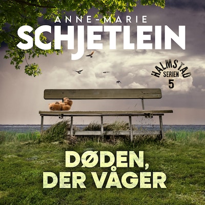 Døden, der våger - 5 – omslag til lydbogen af Anne-Marie Schjetlein