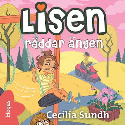 Lisen räddar ängen – omslag till ljudboken av Cecilia Sundh