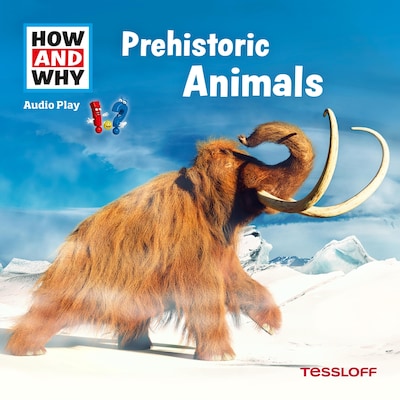 Prehistoric Animals – omslag til lydbogen af Dr. Manfred Baur