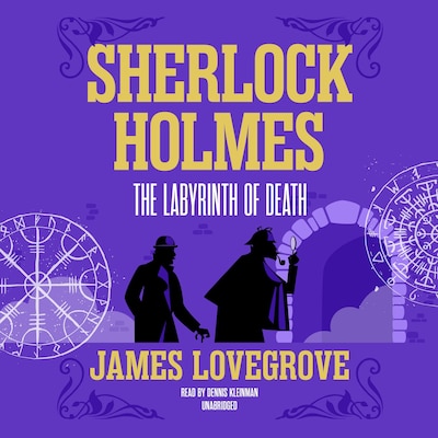 Sherlock Holmes: The Labyrinth of Death – omslag til lydbogen af James Lovegrove