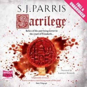 Sacrilege – okładka audiobooka, autor S.J. Parris