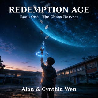 Redemption Age: Book One: The Chaos Harvest – omslag till ljudboken av Alan Wen, Cynthia Wen