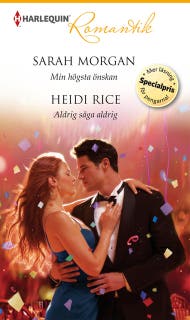 Min högsta önskan / Aldrig säga aldrig – omslag till ljudboken av Heidi Rice,Sarah Morgan