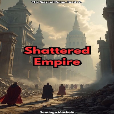 Shattered Empire – omslag til lydbogen af Santiago Machain