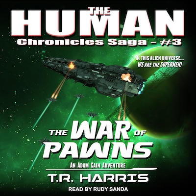 The War of Pawns – omslag til lydbogen af T.R. Harris