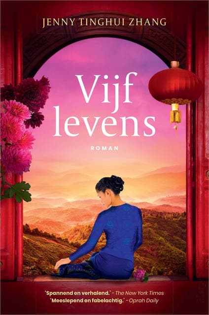 Vijf levens – omslag van het luisterboek van Jenny Tinghui Zhang