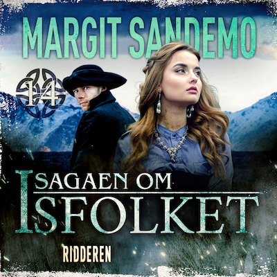 Isfolket 14 - Ridderen – omslag til lydbogen af Margit Sandemo