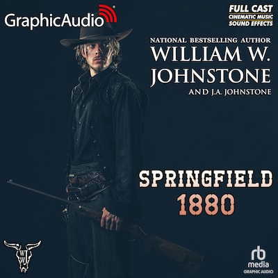 Springfield 1880 [Dramatized Adaptation] – omslag til lydbogen af William W. Johnstone, J.A. Johnstone