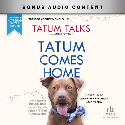 Tatum Comes Home – omslag van het luisterboek van Tatum Talks, Mica Stone