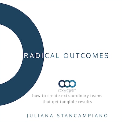 Radical Outcomes – omslag til lydbogen af Juliana Stancampiano