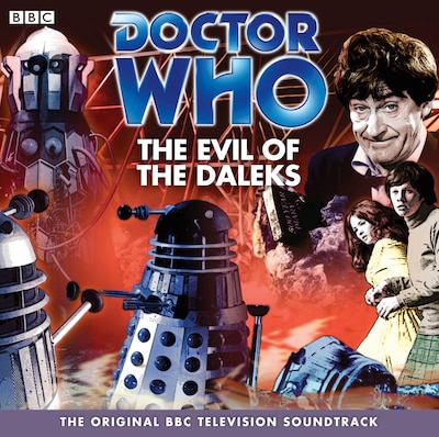 Doctor Who: The Evil Of The Daleks (TV Soundtrack) – omslag til lydbogen af David Whitaker