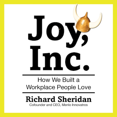 Joy, Inc. – omslag til lydbogen af Richard Sheridan