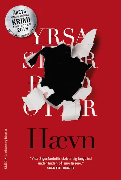 Hævn – omslag til lydbogen af Yrsa Sigurðardóttir