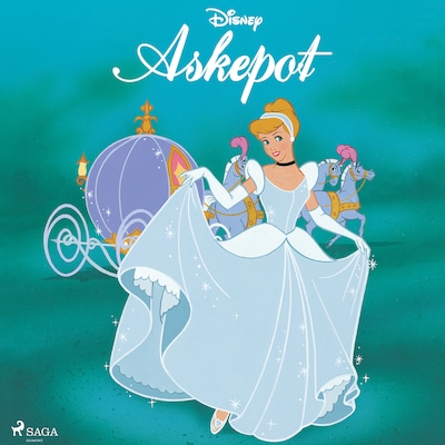 Walt Disneys klassikere - Askepot – omslag til lydbogen af Disney